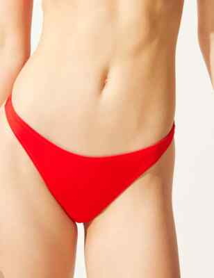 Solid & Striped The AnnaBelle Bikini Swim  Bottom Ruby Size Medium NWD !!!