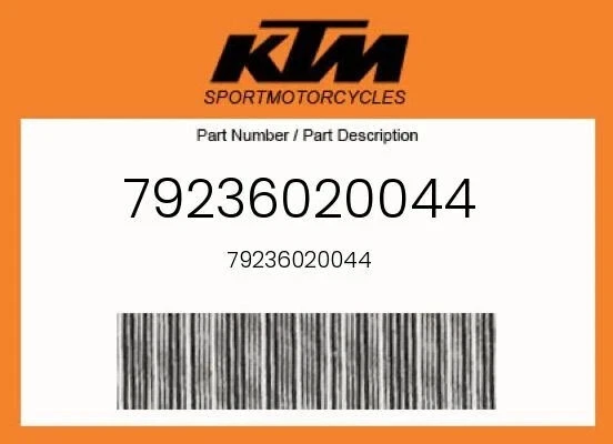 KTM Genuine 79236020044 - 79236020044 350 SX-F - Изображение 2 из 2