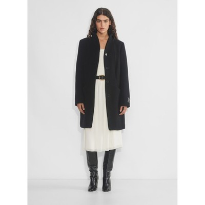 Aritzia Wilfred Cocoon Coat Wool Cashmere Blend   Size XS   Charcoal Gray