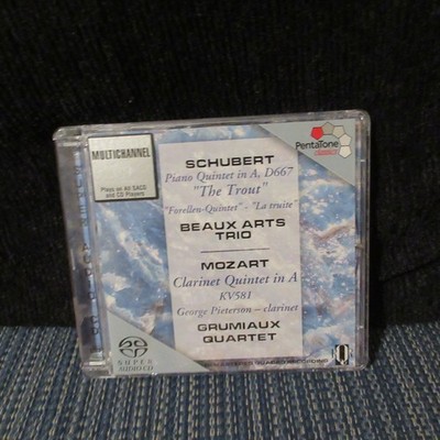 Beaux Arts Trio Brahms Piano Quartets SACD Very Good
