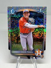 Caden Powell 2025 Bowman Chrome Mini Diamond Refractor #BCP-212 Astros