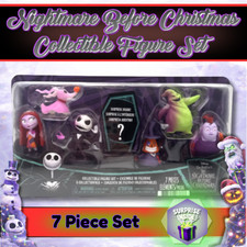 Disney Tim Burtons The Nightmare Before Christmas Collectible 7-Piece Figure Set