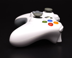 Microsoft Xbox 360 White OEM Controller WC01 Authentic Cleaned Tested