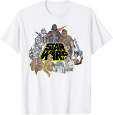 Star Wars Original Trilogy A New Hope Retro Vintage Artwork T-Shirt