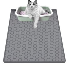 Cat Litter Mat for Litter Box, Silicone Large Cat Litter Trapping Mat - 28x19...
