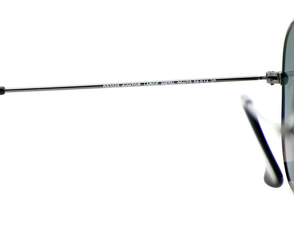 Gafas de sol Ray-Ban RB3025 aviador degradado marco de metal azul gris lente 58 mm Foto 4 de 4