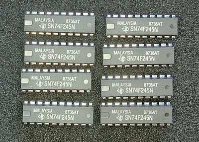 SN74F245N, 8 Stück, OCTAL BUS TRANSCEIVERS, with 3-State Outputs Texas  #74245