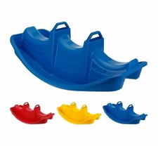Kids Seesaw Trio Childrens Large Sturdy Plastic Rocking See Saw 3 Seater Outdoor