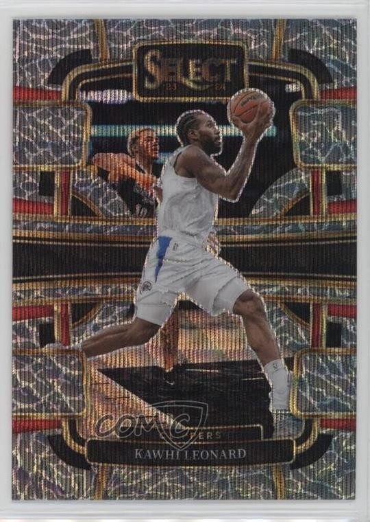 2023-24 Panini Select Concourse Elephant Prizm Kawhi Leonard #24 rf2