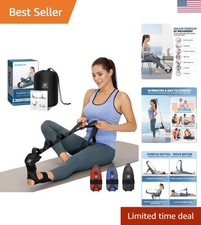 Foot and Calf Stretcher-Stretching Strap For Plantar Fasciitis, Heel Spurs, F...