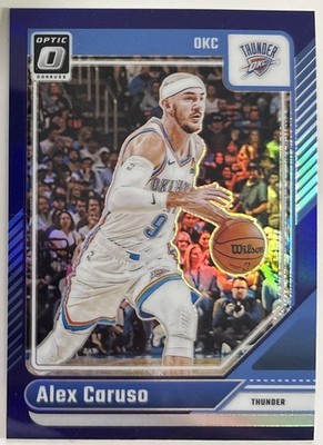 ALEX CARUSO 2024-25 Panini Donruss Optic Purple Prizm #28 OKC Thunder
