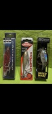 Lot of 3 Topwater Lures: COLTSNIPER, Berkley CHOPPO 90, 6th Sense Speed Wake