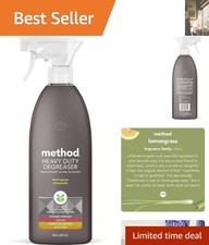 Heavy Duty Degreaser Spray 28oz - Lemongrass Scent, Eco-Friendly Kitchen Cleaner 0.31 per fl oz