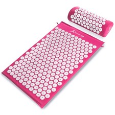 ProsourceFit Acupressure Mat and Pillow Set for Back/Neck Pain Relief and Mus...