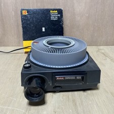 Kodak Carousel 600 Slide Projector With One 80 Slide Tray. Needs Focus Knob Fix
