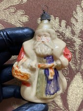 Vintage Rare XMAS Decor CHRISTMAS Glass Ornament USSR , 25/3