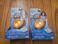 Disney The Little Mermaid Singing Seashell Necklace NEW Lot Of 2 Works