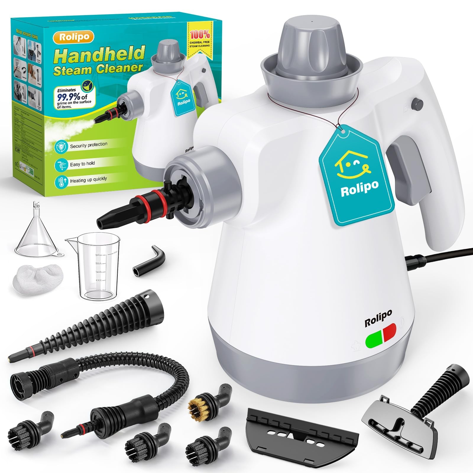 Rolipo Vaporizzatore Portatile 11-in-1: Igiene Naturale Senza Chimica