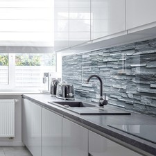 Premier Range Acrylic Splashbacks Slate Wall and Accessories