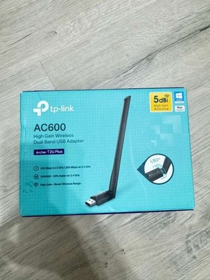 TP-Link AC600 Archer T2U Plus High Gain Wireless Dual-Band USB New 