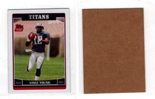 2006 Topps Vince Young Mini-Blank Back Rookie Card-Tennessee Titans~FREE S&H