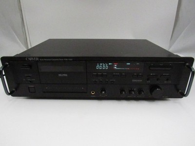 Carver Tdr-1550 Auto-reverse Cassette Deck W/ Remote Recorder Rack