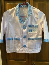 MELISSA DOUG Dr. Medical Staff play coat 3-6 yrs Costume coat Jacket Blue Trim