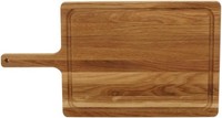 Hofmeister Schneidebrett Eiche Holz KüChenbrett Servierbrett Griff Saftrille