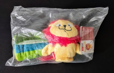 Emirates ANIMALS FLY WITH ME Lion Plush With Small Soft Blanket New & sealed