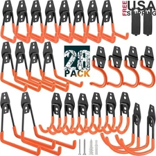Heavy Duty Garage Hooks Wall Mount Storage Organizer Tools Bikes 28 Pack New