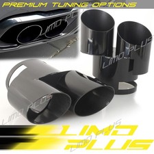 2pcs For Bmw X5 G05 X6 G06 X7 G07 Dual Pipe Exhaust Tips M-sport Only