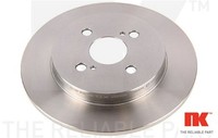 2X Bremsscheibe NK 2045109 2 Bremsscheiben Hinterachse Hinten