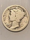 1917 D Silver Mercury Dime
