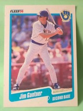 1990 Fleer - Jim Gantner #324 - Milwaukee Brewers 
