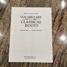 Vocabulary from Classical Roots Book D Answer...