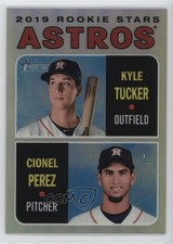 2019 Topps Heritage Chrome Refractor /570 Kyle Tucker Cionel Perez #THC-227 n8a