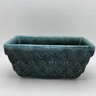Vintage MCM Midcentury Hull Pottery USA Blue & Green