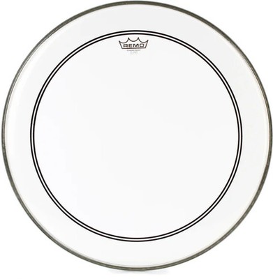 Remo Powerstroke 3 Bass Drumhead with 2.5'' Impact Pad - 22'' - Clear