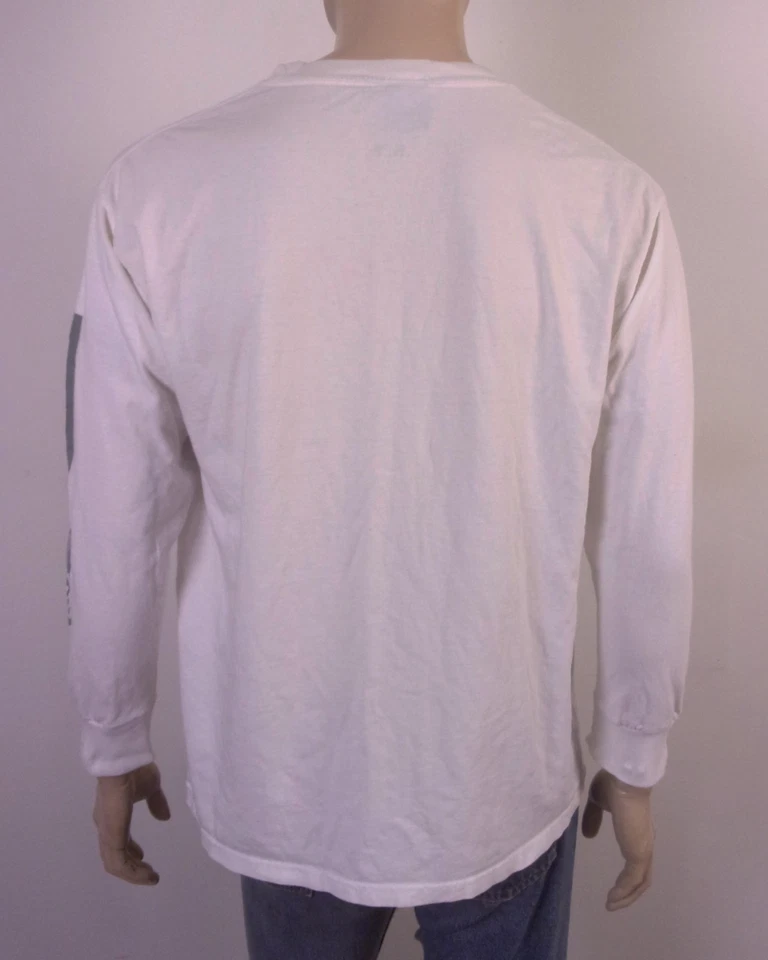 vintage 90s 00s Y2K rare E by ESPN T-Shirt Long Sleeve Classic Logo SZ L - Image 4 of 4