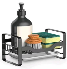 BSKSSK Sink Caddy Sponge Holder for Kitchen Sink Kitchen Bathroom Sink Organizer