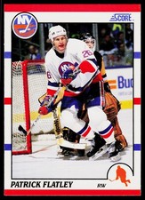 Patrick Flatley, 1990-91 Score American, #174, New York Islanders,