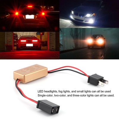 Flash Strobe Controller Box Flasher H7 Socket For LED Headlight Foglight Small