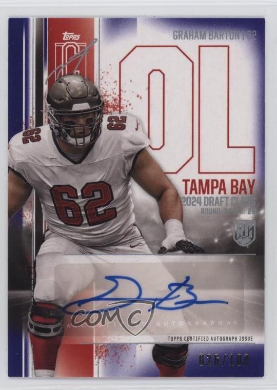 2024 Topps Signature Class Rookie Purple /100 Graham Barton #RCA-GB Auto RC 8d2
