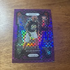 Myles Murphy 2023 Panini Prizm Purple Power Prizm Rookie /49 #320 RC MINT