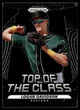 2020 Panini Prizm Top of The Class Logan Davidson Oakland Athletics #TOC-29