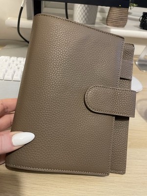 Stoff & Papier 6 Ringe Leder Organizer - Cortado
