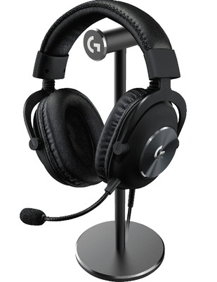 Logitech PRO X + Stand, Over-ear Gaming-Headset mit Ständer Schwarz #16149994