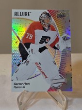 2023 24 Upper Deck Allure Carter Hart Confetti Parallel Card #20