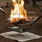 Folding Charcoal BBQ Grill Portable Stainless Steel Collapsible Camping Gril BUU