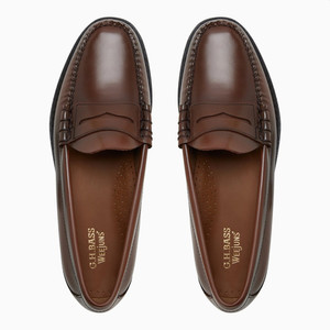 GH Bass & Co Shoes Mens 11.5 Brown Leather Amalfi Driving Moc Loafers Casual GH Bass Moc | eBay main image 4
